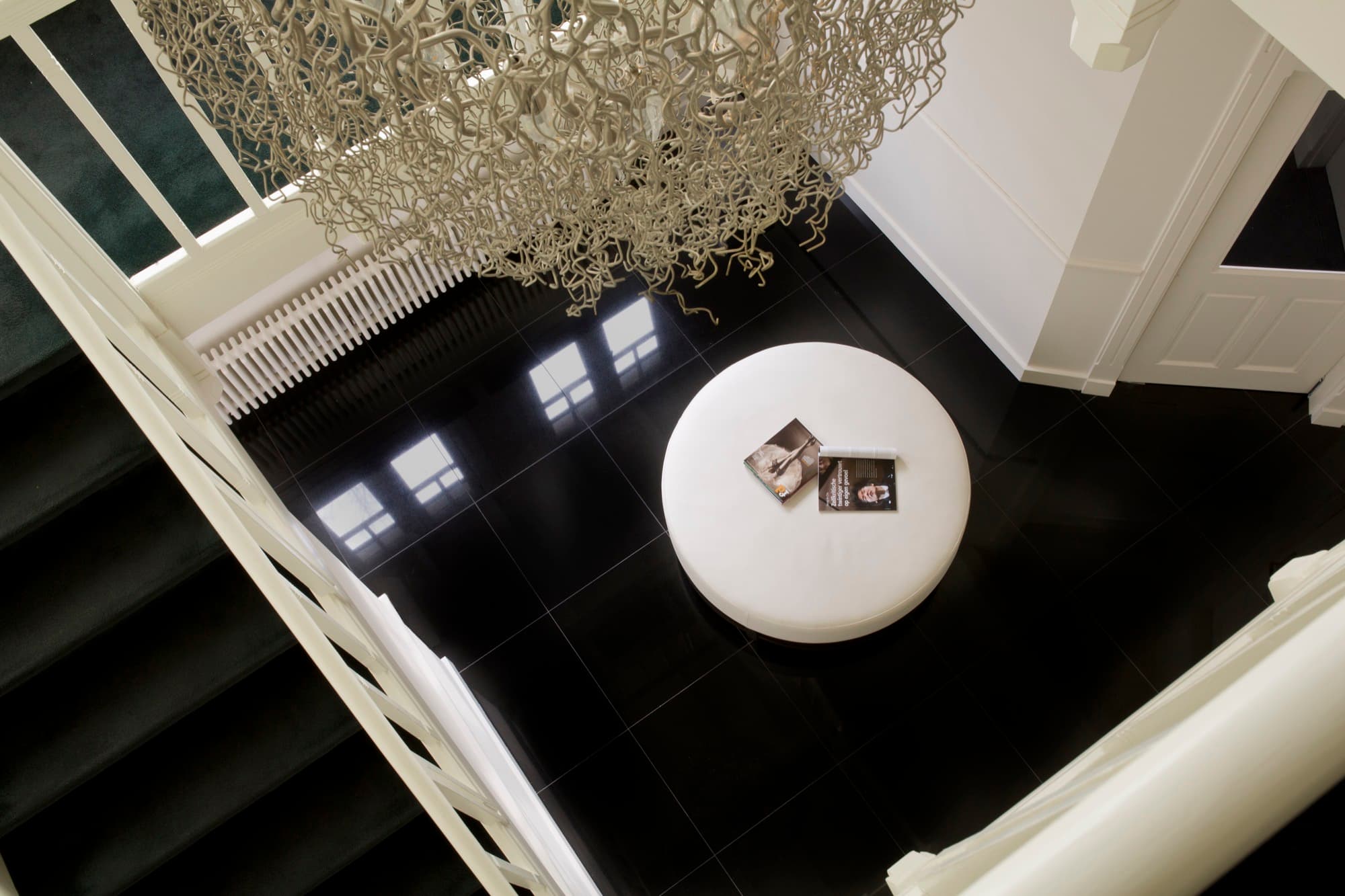 De hal van Villa bij Honck, het kantoor van Prinsenburg in Ede